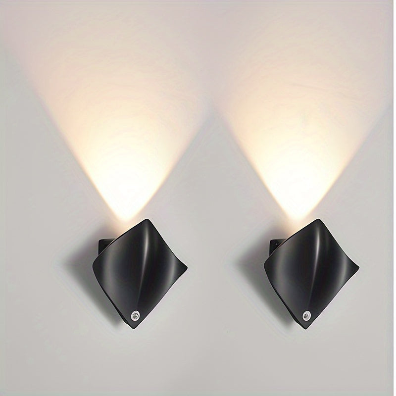 3-Pack Motion Sensor LED Night Lights, Devil Fish Design, USB Rechargeable Magnetic Wall Lamps, Dimmable Warm Light for Bedroom, Stairs, Holiday Decor