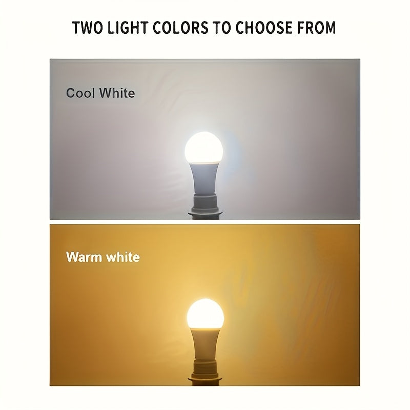2pcs Motion Sensor Light Bulb 12W 60W Equivalent Automatic Sensor Bulb Dusk to Dawn PC Material Auto on Off Cool White Warm White Easy Install Indoor Night Light for Bathroom Kitchen Indoor Garage Street Home Decor